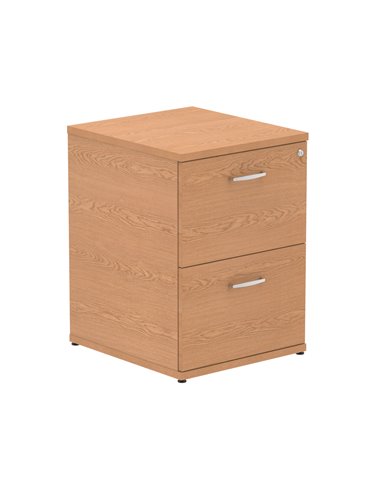 Dynamic Impulse 2 Drawer Filing Cabinet Oak I000780