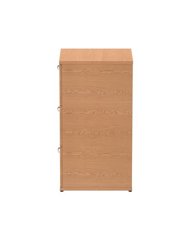 Dynamic Impulse 3 Drawer Filing Cabinet Oak I000781