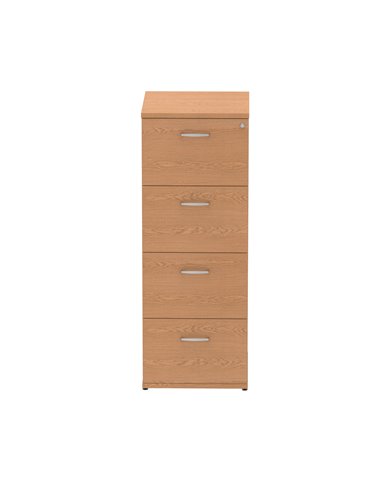 Dynamic Impulse 4 Drawer Filing Cabinet Oak I000782
