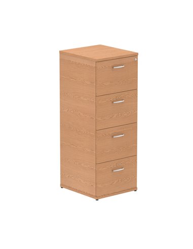Dynamic Impulse 4 Drawer Filing Cabinet Oak I000782