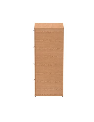Dynamic Impulse 4 Drawer Filing Cabinet Oak I000782
