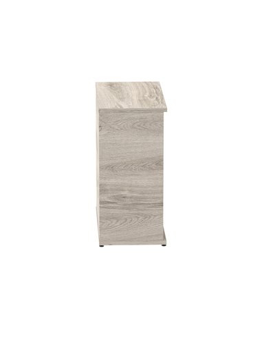 Dynamic Impulse 800mm Bookcase Grey Oak I003227