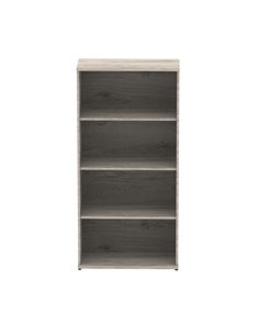 Dynamic Impulse 1600mm Bookcase Grey Oak I003229 2