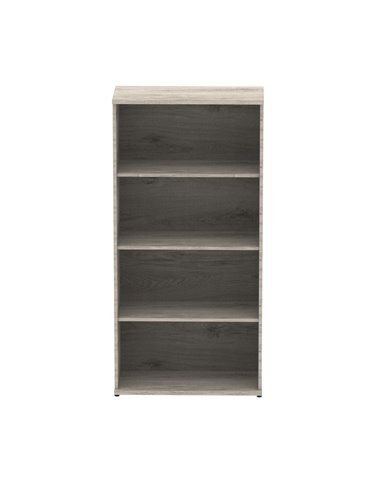 Dynamic Impulse 1600mm Bookcase Grey Oak I003229