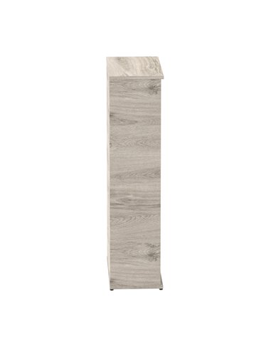 Dynamic Impulse 1600mm Bookcase Grey Oak I003229