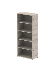 Dynamic Impulse 2000mm Bookcase Grey Oak I003230
