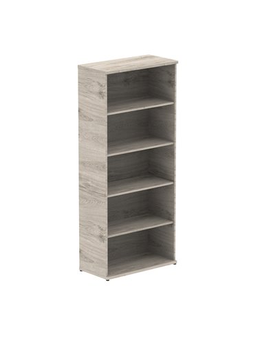 Dynamic Impulse 2000mm Bookcase Grey Oak I003230