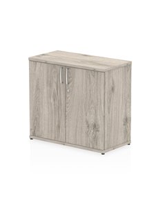 Dynamic Impulse 600mm Deep Desk High Cupboard Grey Oak I003239
