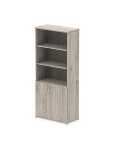 Dynamic Impulse 2000mm Open Shelves Cupboard Grey Oak I003240