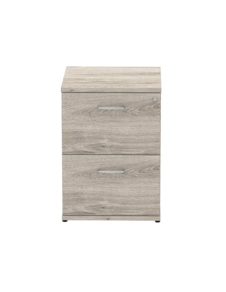 Dynamic Impulse 2 Drawer Filing Cabinet Grey Oak I003241 - pic 80004 | FastDaddyshop