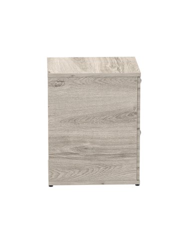 Dynamic Impulse 2 Drawer Filing Cabinet Grey Oak I003241