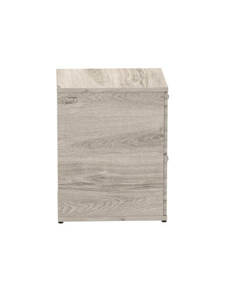 Dynamic Impulse 2 Drawer Filing Cabinet Grey Oak I003241 - pic 80006 | FastDaddyshop