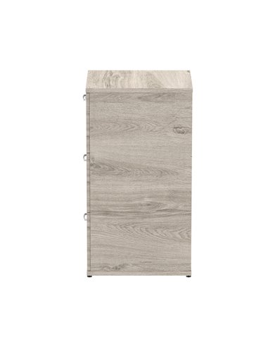 Dynamic Impulse 3 Drawer Filing Cabinet Grey Oak I003242
