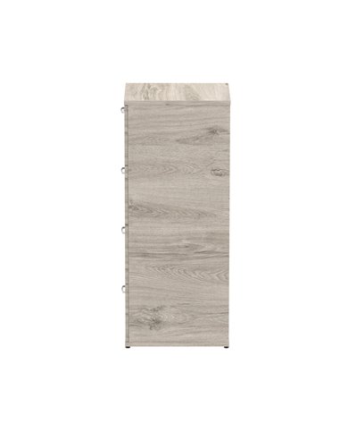 Dynamic Impulse 4 Drawer Filing Cabinet Grey Oak I003243