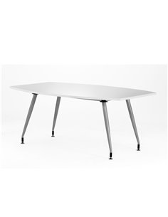 Dynamic High Gloss 1800mm Writable Boardroom Table White Top I003057