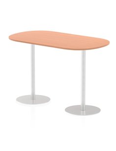 Dynamic Italia 1800mm Poseur Boardroom Table Beech Top 1145mm High Leg ITL0184