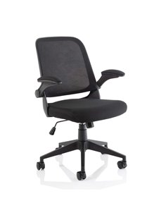 Dynamic Crew Task Operator Mesh Office Chair With Folding Arms OP000318