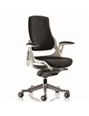 Dynamic Zure Executive Office Chair White Shell Black Fabric With Arms EX000114