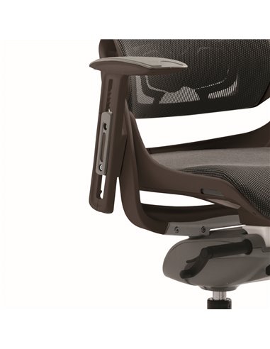 Dynamic Zure Executive Office Chair Black Shell Charcoal Mesh EX000220