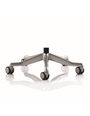 Dynamic Zure Executive Office Chair White Shell Elastomer Gel Grey With Arms And Headrest KC0164