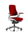 Dynamic Zure Office Chair White Shell  Fully Bespoke Colour Bergamot Cherry KCUP0689