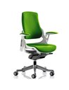 Dynamic Zure Office Chair White Shell  Fully Bespoke Colour Myrrh Green KCUP0690
