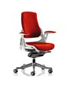 Dynamic Zure Office Chair White Shell  Fully Bespoke Colour Tabasco Orange KCUP0692