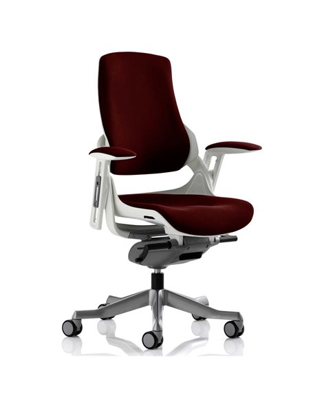 Dynamic Zure Office Chair White Shell  Fully Bespoke Colour Ginseng Chilli KCUP0694 - pic 80451 | FastDaddyshop