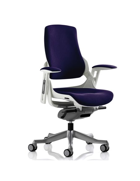 Dynamic Zure Office Chair White Shell  Fully Bespoke Colour Tansy Purple KCUP0696 - pic 80453 | FastDaddyshop