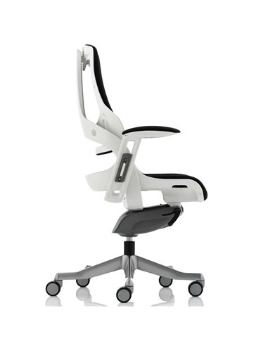 Dynamic Zure Office Chair White Shell  Fully Bespoke Colour Myrrh Green KCUP0690
