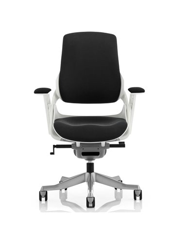 Dynamic Zure Office Chair White Shell  Fully Bespoke Colour Stevia Blue KCUP0691