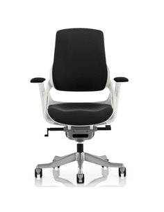 Dynamic Zure Office Chair White Shell  Fully Bespoke Colour Ginseng Chilli KCUP0694 2