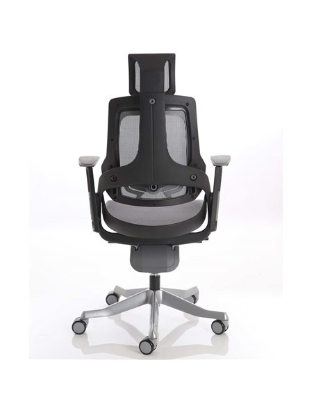 Dynamic Zure Executive Office Chair Black Shell Charcoal Mesh And Headrest KCUP1281 - pic 80560 | FastDaddyshop