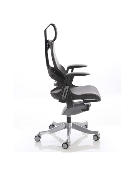 Dynamic Zure Executive Office Chair Black Shell Charcoal Mesh And Headrest KCUP1281 - pic 80562 | FastDaddyshop