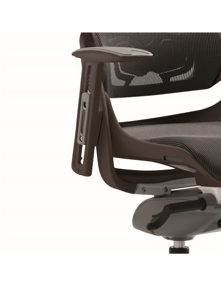 Dynamic Zure Executive Office Chair Black Shell Charcoal Mesh And Headrest KCUP1281 - pic 80563 | FastDaddyshop