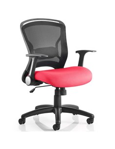 Dynamic Zeus Task Operator Office Chair Bespoke Colour Seat Bergamot Cherry KCUP0705