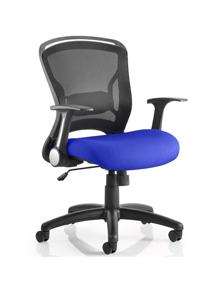 Dynamic Zeus Task Operator Office Chair Bespoke Colour Seat Stevia Blue KCUP0707 - pic 80627 | FastDaddyshop