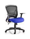 Dynamic Zeus Task Operator Office Chair Bespoke Colour Seat Stevia Blue KCUP0707