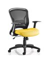 Dynamic Zeus Task Operator Office Chair Bespoke Colour Seat Senna Yellow KCUP0709
