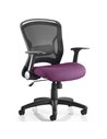 Dynamic Zeus Task Operator Office Chair Bespoke Colour Seat Tansy Purple KCUP0712