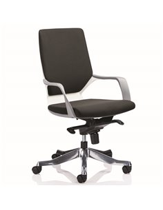Dynamic Xenon Executive Office Chair Black Fabric Medium Back With Arms EX000094