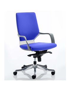 Dynamic Xenon Executive Office Chair Medium Back Bespoke Colour Stevia Blue KCUP0611