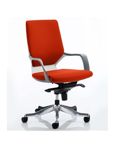 Dynamic Xenon Executive Office Chair Medium Back Bespoke Colour Tabasco Orange KCUP0612