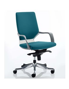 Dynamic Xenon Executive Office Chair Medium Back Bespoke Colour Maringa Teal KCUP0615