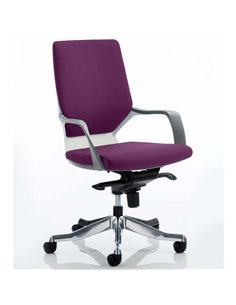 Dynamic Xenon Executive Office Chair Medium Back Bespoke Colour Tansy Purple KCUP0616