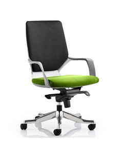Dynamic Xenon Executive Office Chair Medium Back Bespoke Colour Seat Myrrh Green KCUP0618
