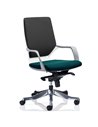 Dynamic Xenon Executive Office Chair Medium Back Bespoke Colour Seat Maringa Teal KCUP0623