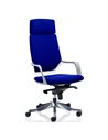 Dynamic Xenon Executive Office Chair High Back With Headrest Fully Bespoke Colour Stevia Blue KCUP1180