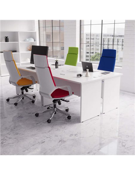 Dynamic Xenon Executive Office Chair High Back With Headrest Fully Bespoke Colour Maringa Teal KCUP1184 - pic 80713 | FastDaddyshop