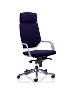 Dynamic Xenon Executive Office Chair High Back With Headrest Fully Bespoke Colour Tansy Purple KCUP1185